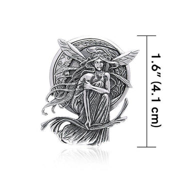 Bella Luna Fairy Sterling Silver Pendant TPD003